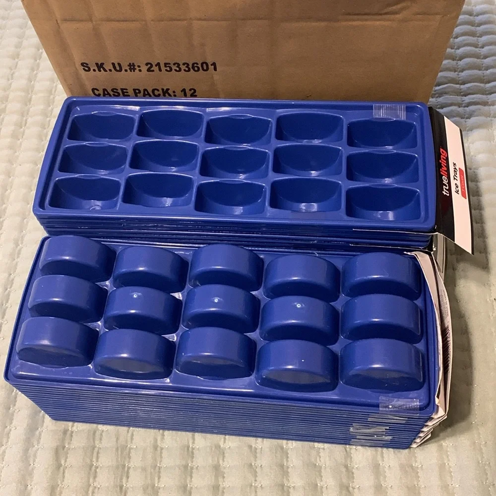 Party Time 3-Pk Ice Cube Trays NEW case of 12=36 trays 15 cubes a tray 540 cubes - Picture 7 of 7
